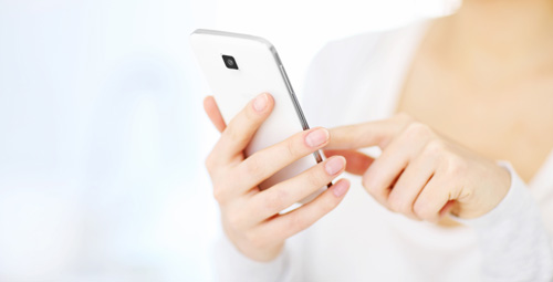 person using a mobile phone